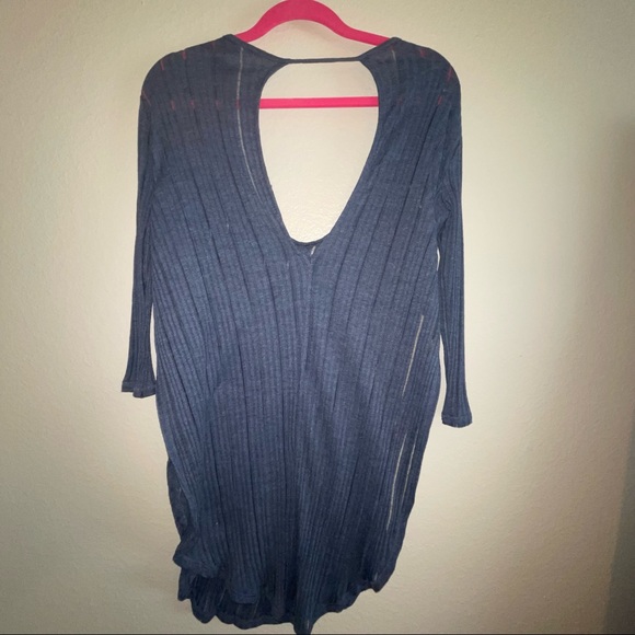 Free People Blue Top / Coverup! - Picture 5 of 10